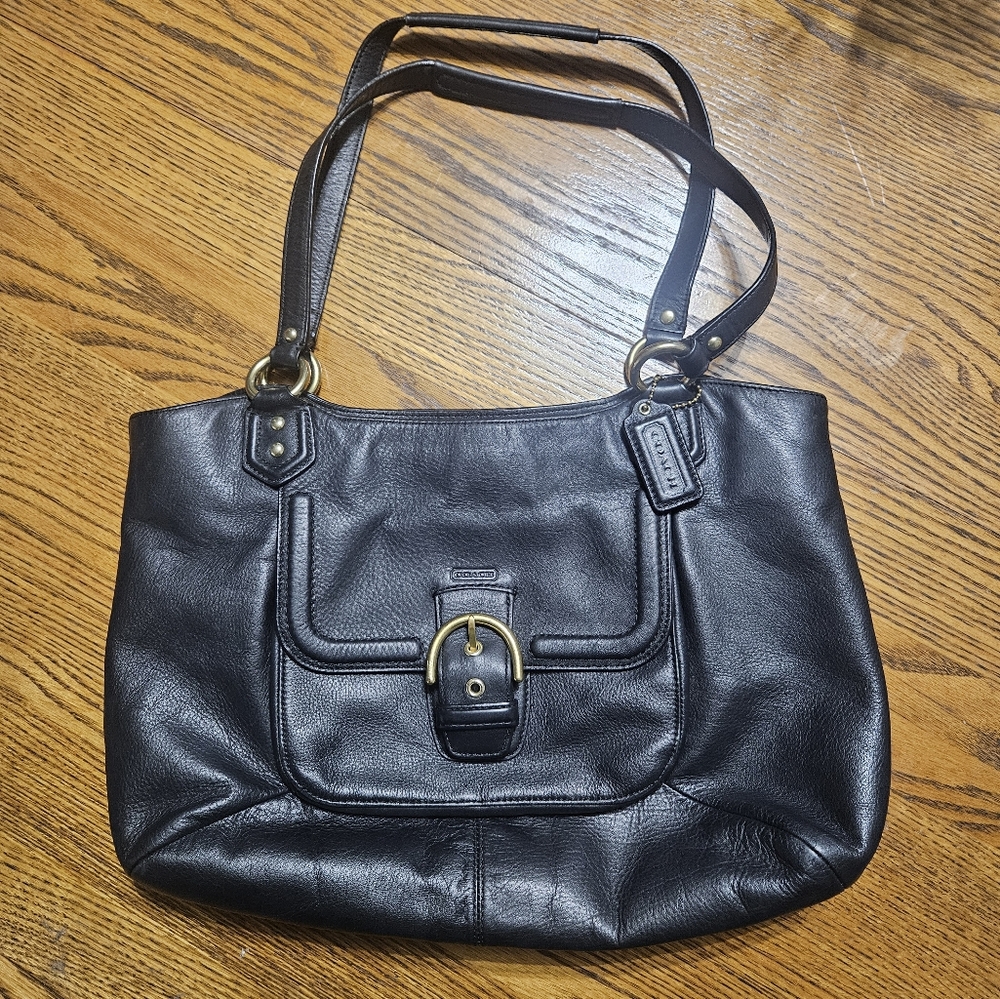 Coach Campbell Belle Black Shoulder Bag